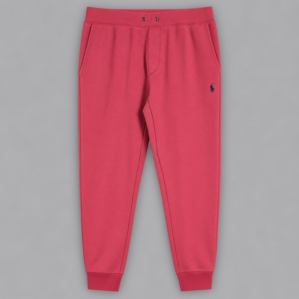 Polo Ralph Lauren Mens Red Tapered Cuffed Jogger Sweatpants Size Large